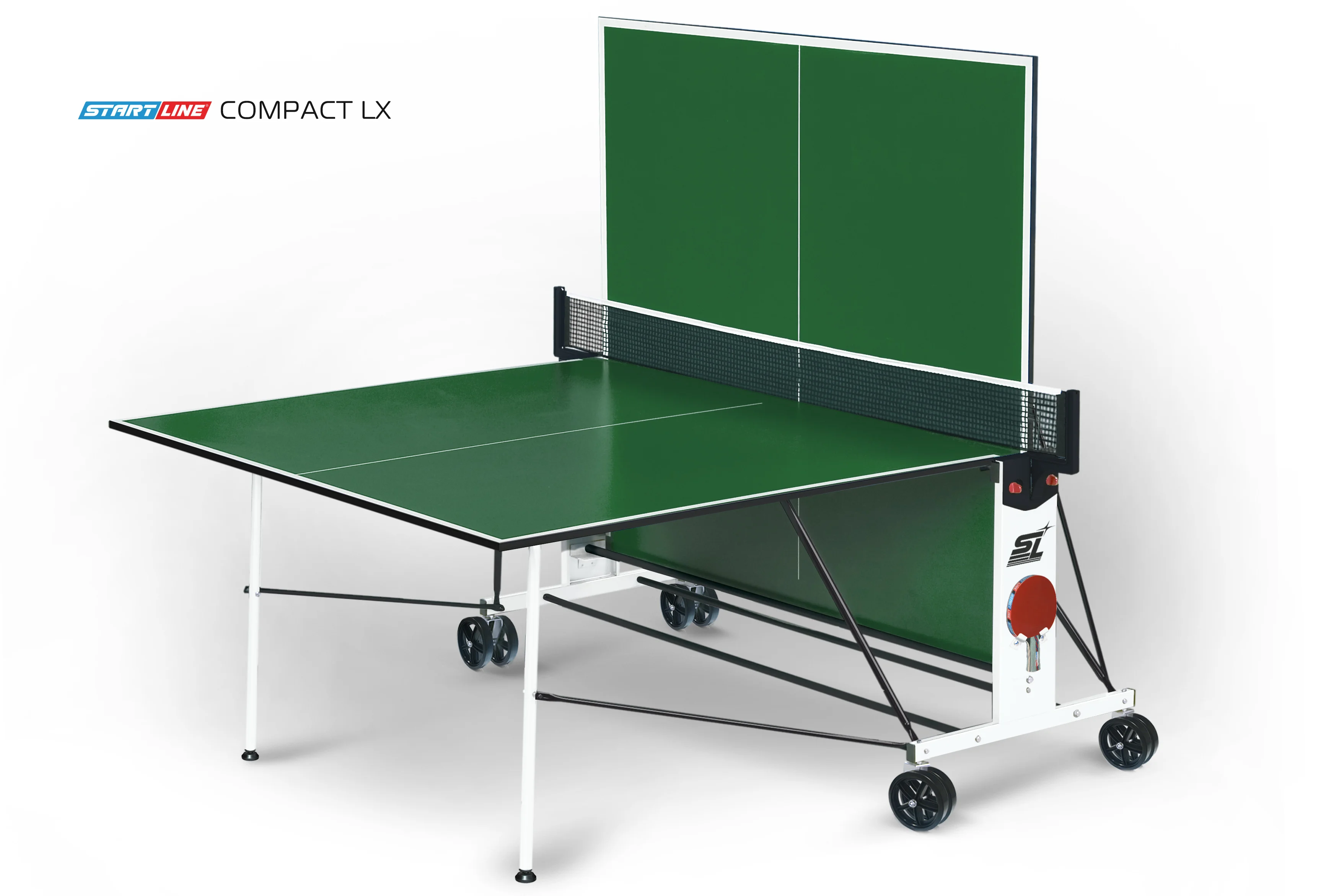  Стол теннисный Compact LX Зелёный по низким ценам в Томске и Северске