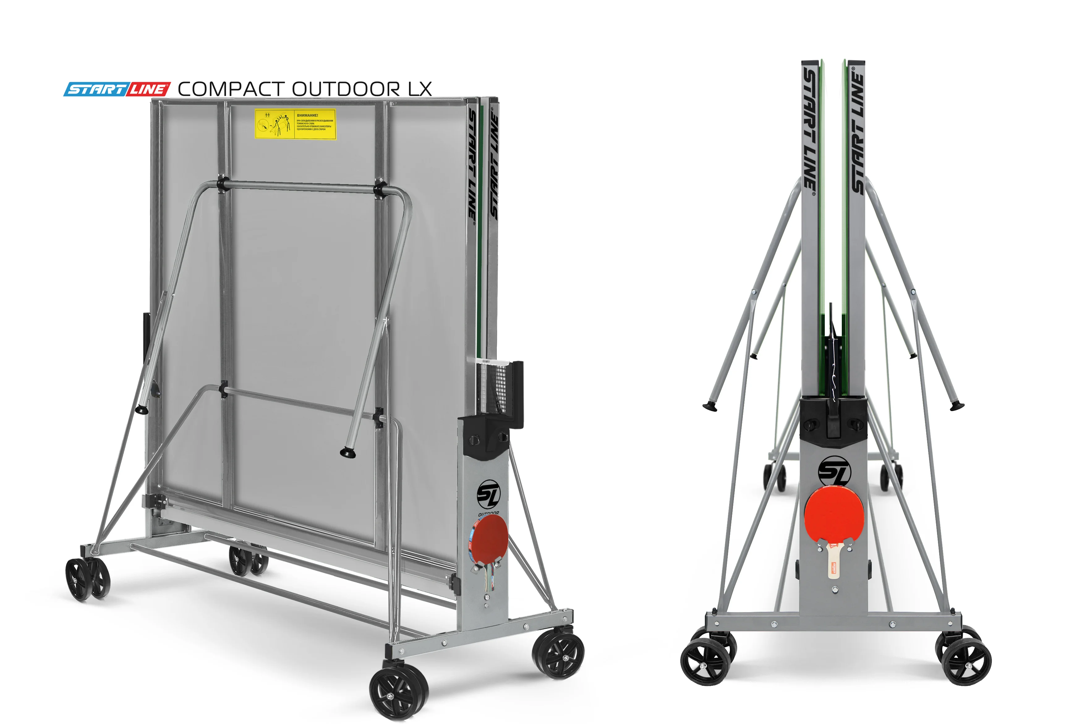  Стол теннисный Compact-2 LX Всепогодный Зелёный NEW по низким ценам в Томске и Северске