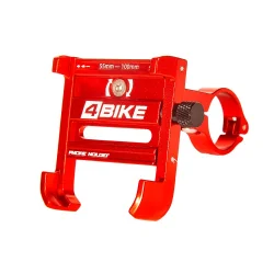 Держатель телефона на руль 4Bike 275RED алюминиевый красный