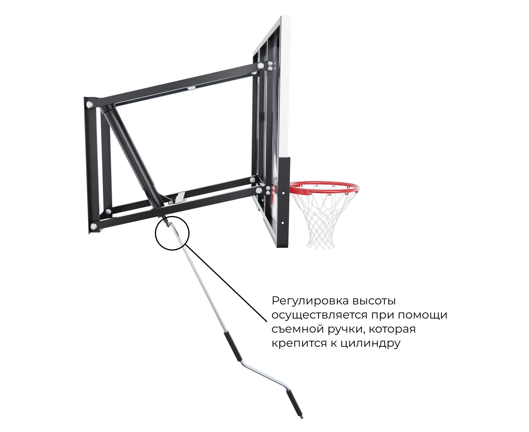  Баскетбольный щит DFC TG6MM136 (два короба) по низким ценам в Томске и Северске