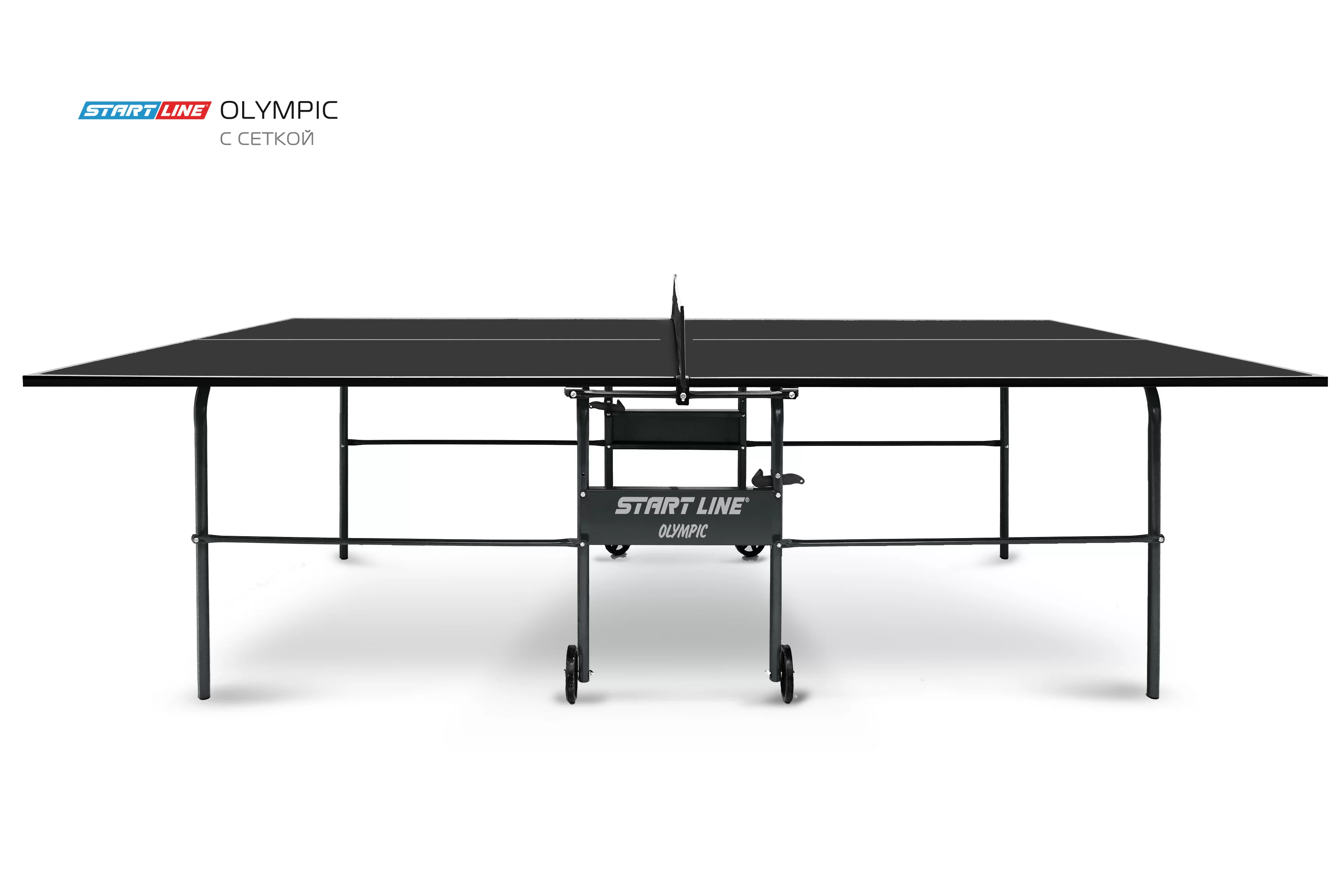  Стол теннисный Olympic с сеткой Black по низким ценам в Томске и Северске