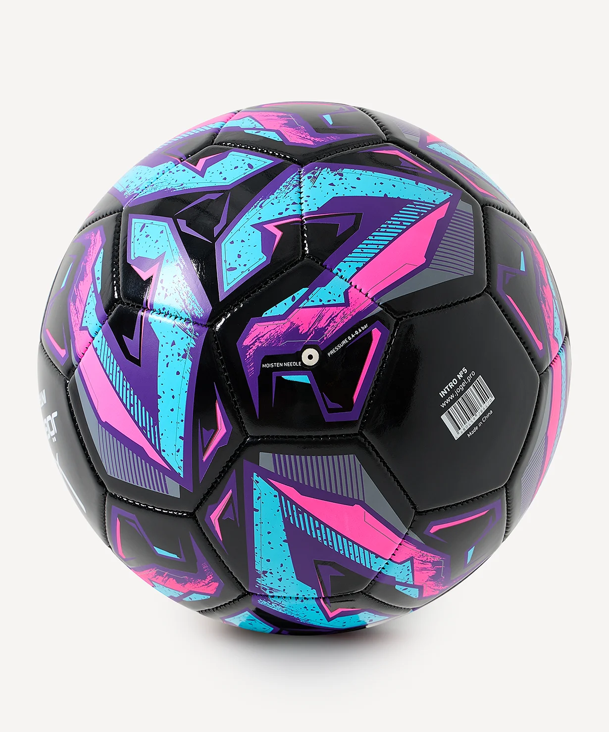  Мяч футбольный Jögel Intro №5 черный (BC24) по низким ценам в Томске и Северске