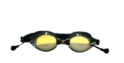 Очки для плавания Alpha Caprice JE-JR-1010M подростковые зеркальные Black/silver