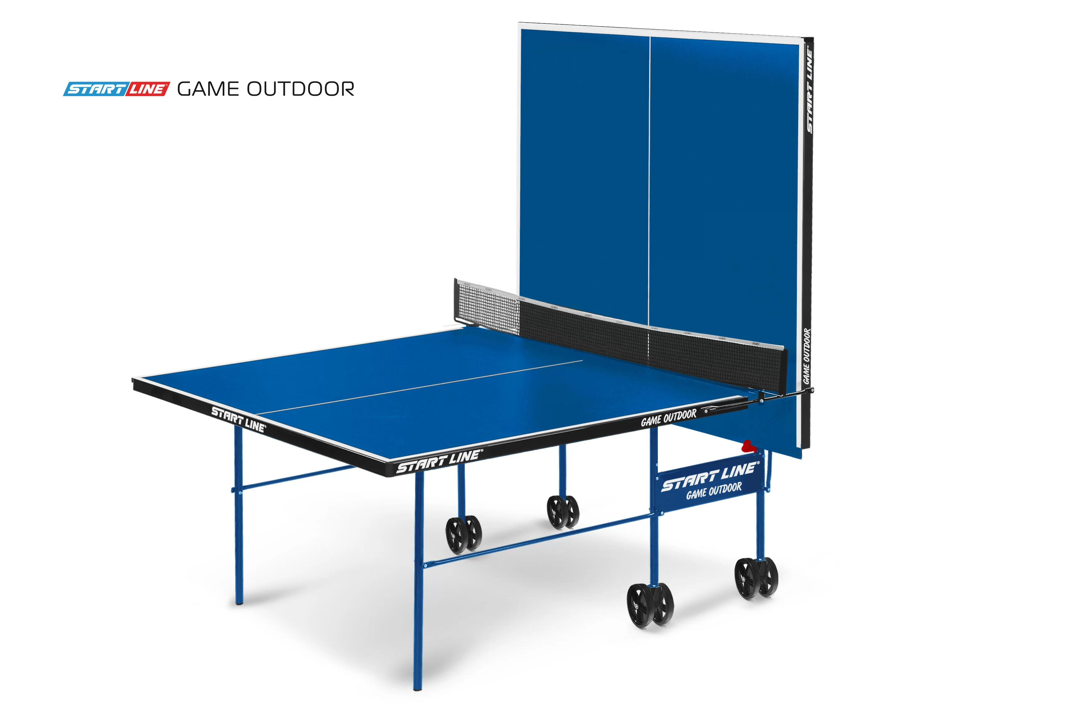  Стол теннисный Game 6 Всепогодный с сеткой Синий по низким ценам в Томске и Северске