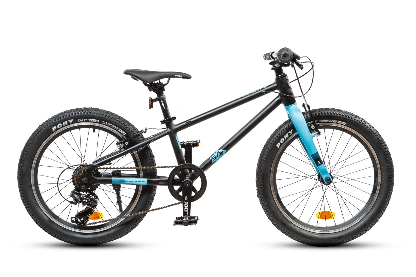  Велосипед детский HORST Six 2025 Серо-синий по низким ценам в Томске и Северске