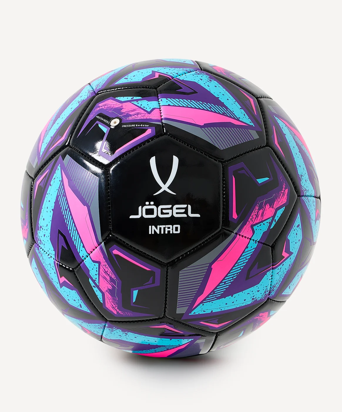  Мяч футбольный Jögel Intro №5 черный (BC24) по низким ценам в Томске и Северске
