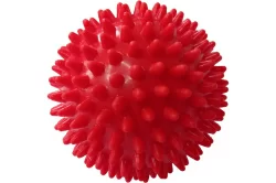 Мяч массажный 9 см E36801-3 твердый ПВХ красный