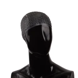 Шапочка для плавания Alpha Caprice CBU-1 bubble с ушами black