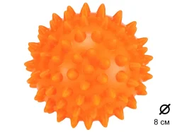 Мяч массажный 8 см надувной 40 г оранжевый 07114