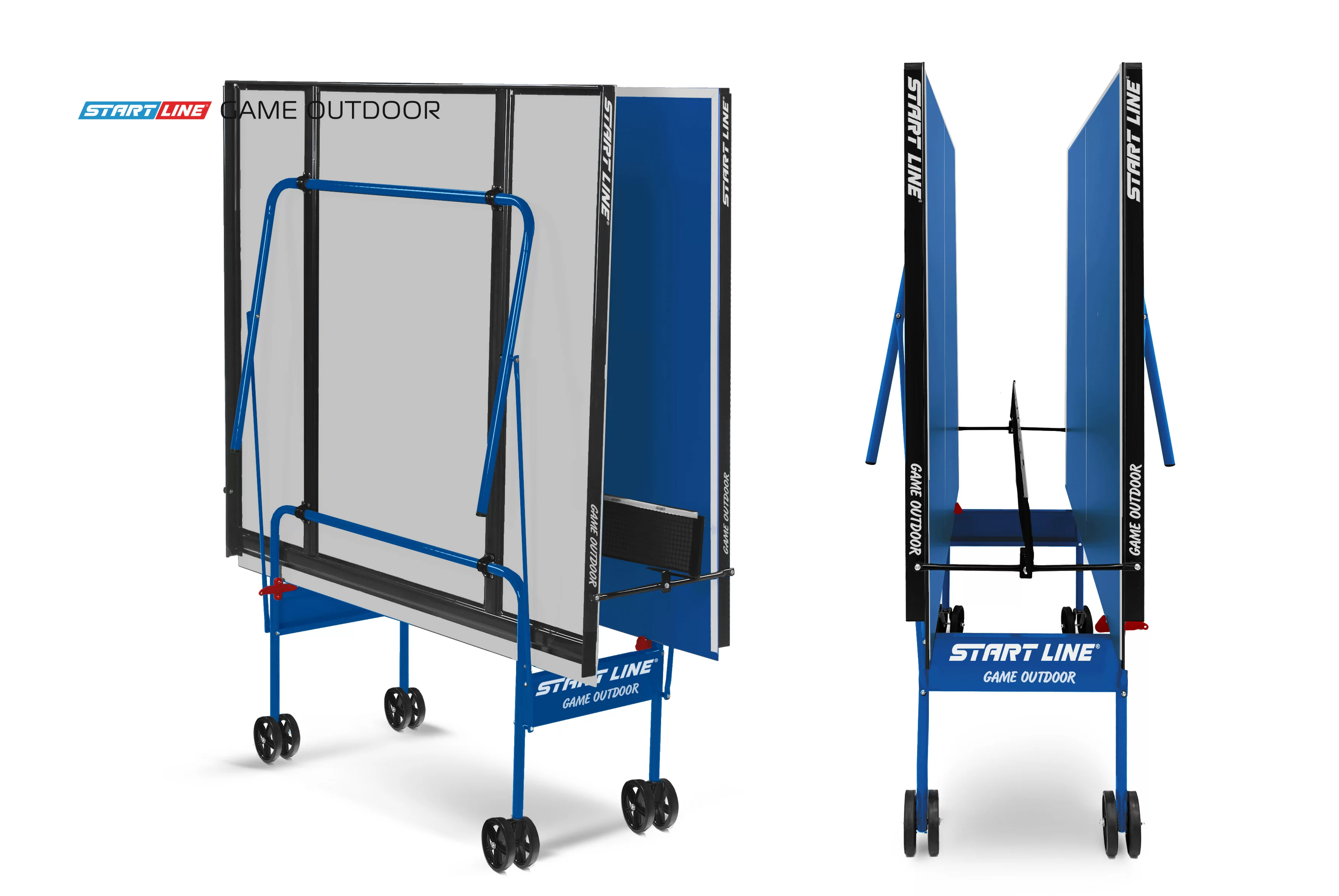  Стол теннисный Game 6 Всепогодный с сеткой Синий по низким ценам в Томске и Северске