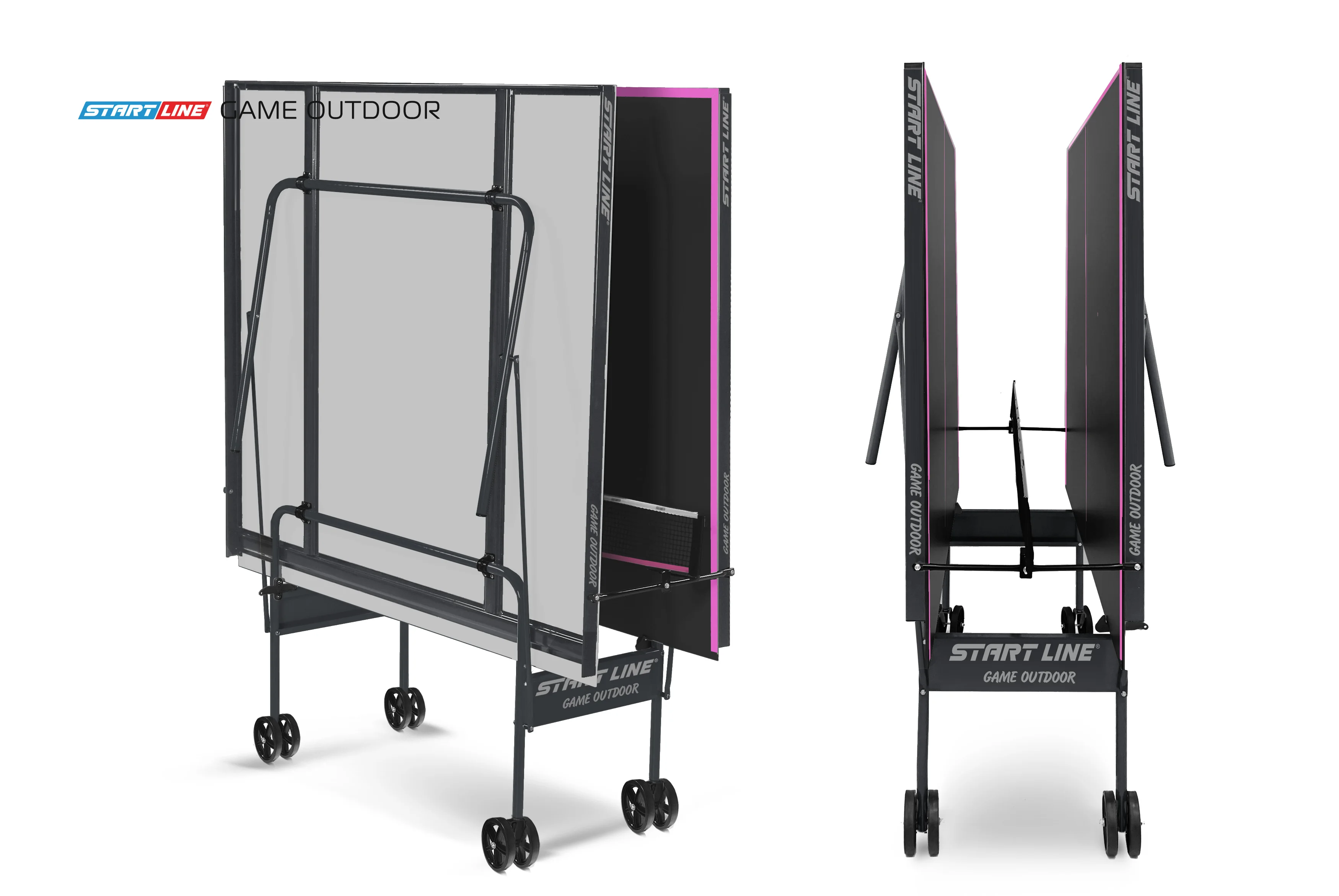  Стол теннисный Game 6 Всепогодный с сеткой Black по низким ценам в Томске и Северске