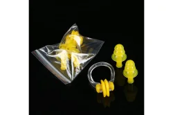 Набор для плавания E36868-4 zip-lock беруши и зажим для носа желтый