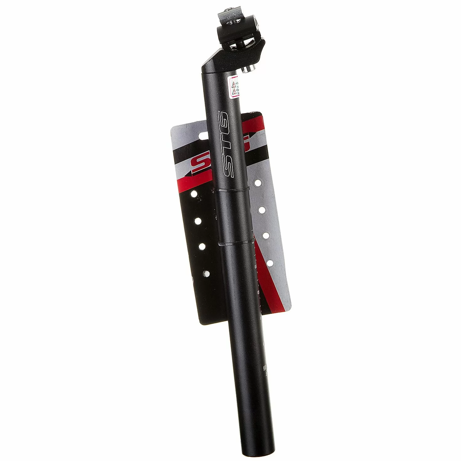  Подседельный штырь 28,6*350 STG с зажимом алюм. черный по низким ценам в Томске и Северске