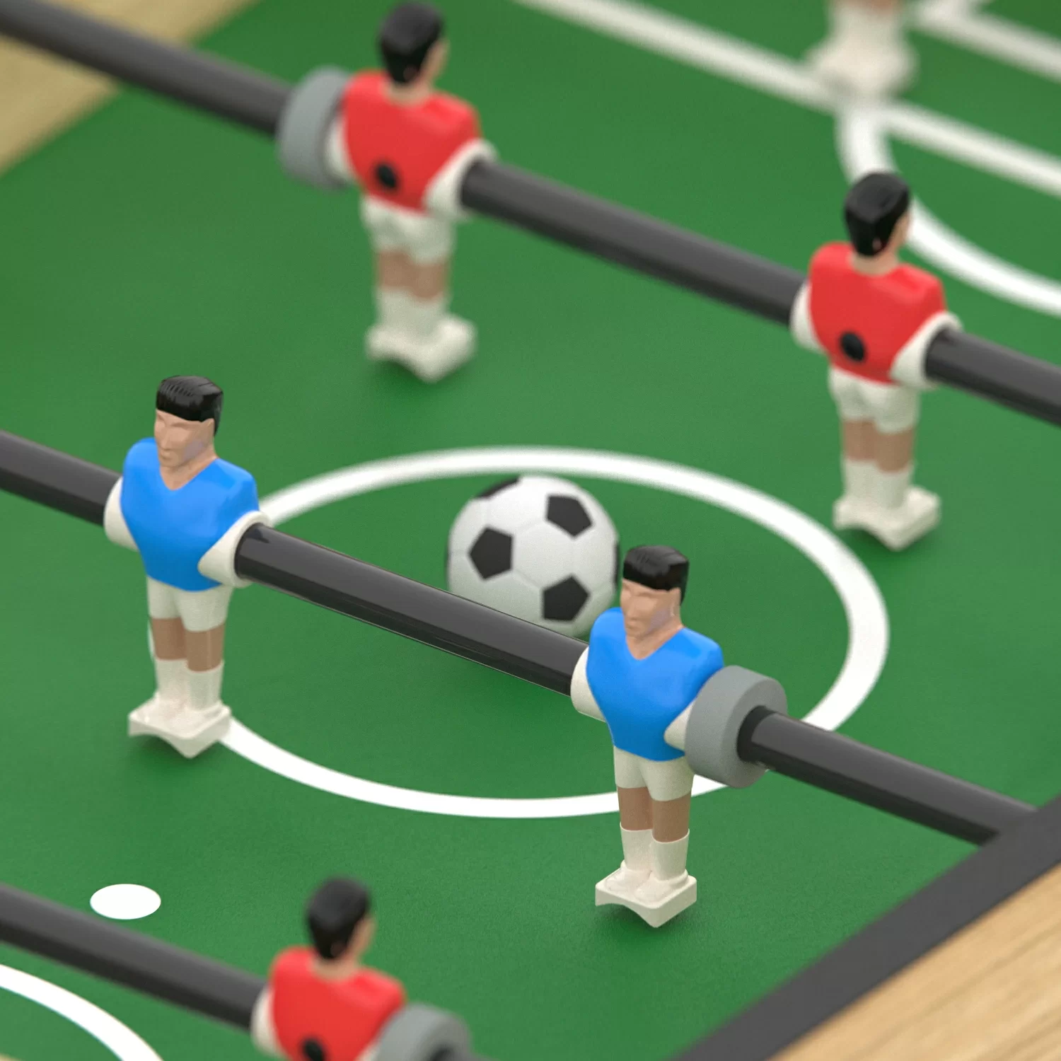  Игровой стол - футбол DFC TEMPEST SBMS-SB-002 по низким ценам в Томске и Северске