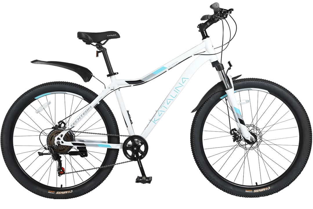  Велосипед TechTeam Katalina 27.5" белый по низким ценам в Томске и Северске