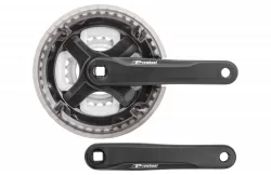 Шатуны TA-CN68 24/34/42Т 175мм сталь/алюм. чёрно-серебр.