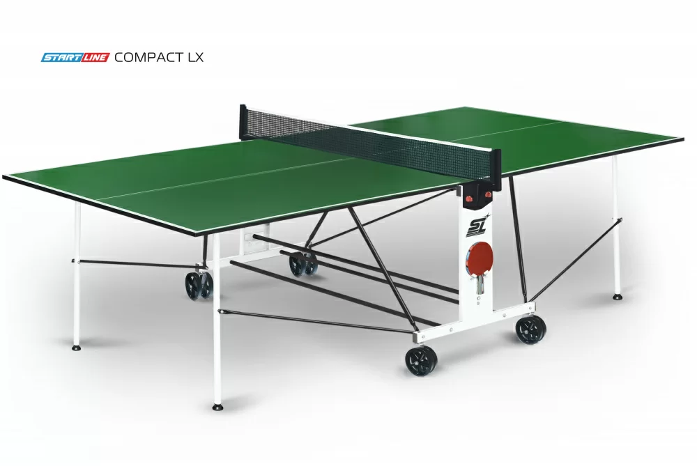  Стол теннисный Compact LX Зелёный по низким ценам в Томске и Северске