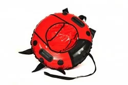 Ватрушка Божья коровка 100 см камера 225-16 (пласт. ручки)