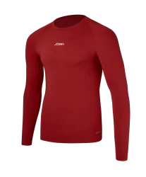 Футболка компрессионная с длинным рукавом JOGEL CAMP PerFormDRY Baselayer LS Tee, гранатовый
