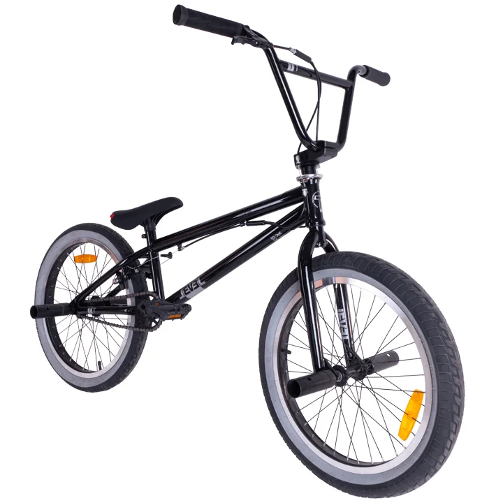  Велосипед BMX TechTeam Level 20" (2024) чёрный по низким ценам в Томске и Северске