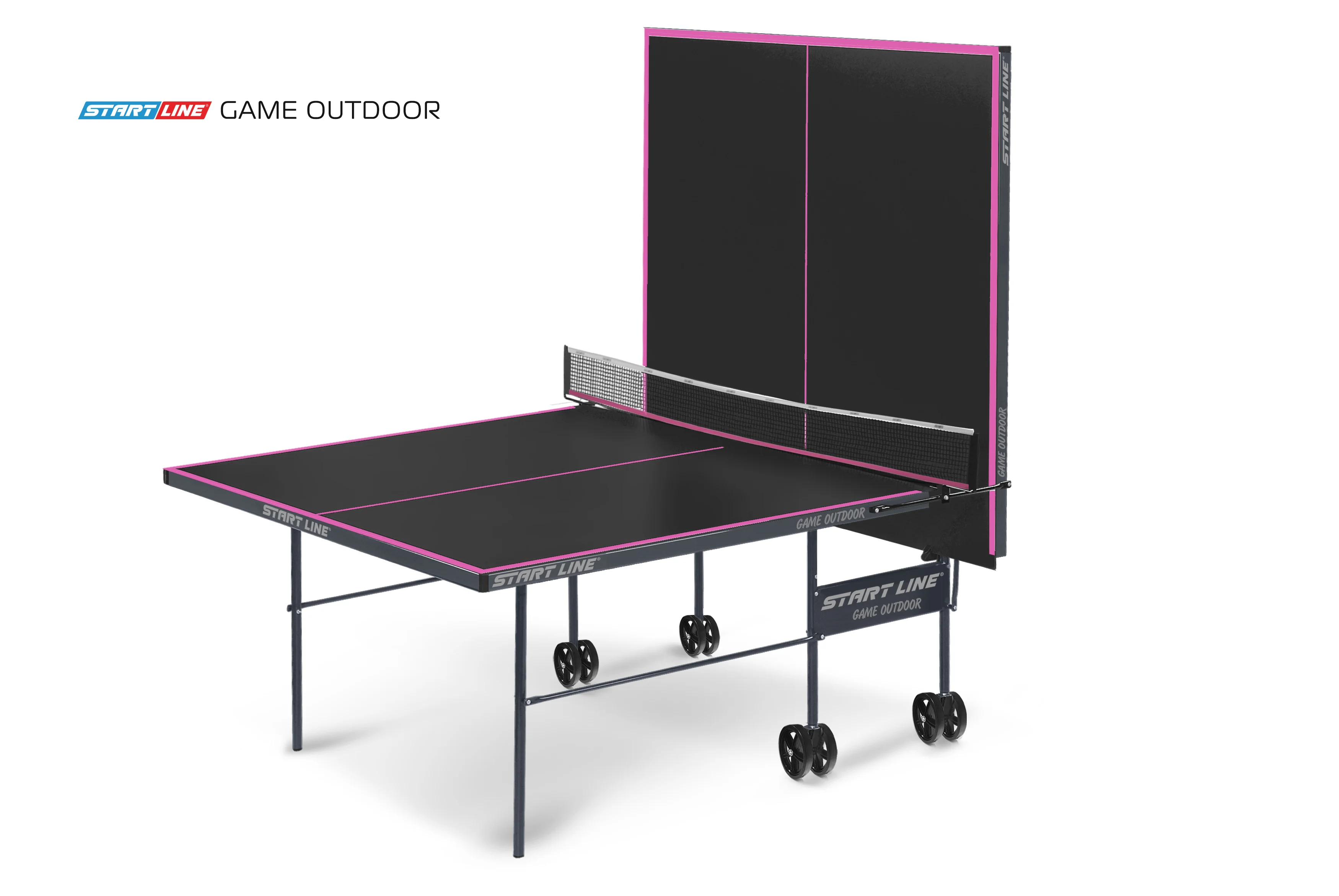  Стол теннисный Game 6 Всепогодный с сеткой Black по низким ценам в Томске и Северске