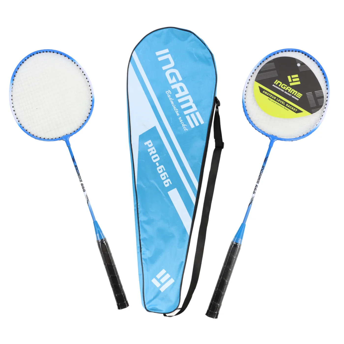  Набор для бадминтона Ingame Standart сине-чёрный по низким ценам в Томске и Северске