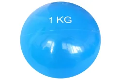 Медбол 1 кг MB1 E41876 d-12см голубой