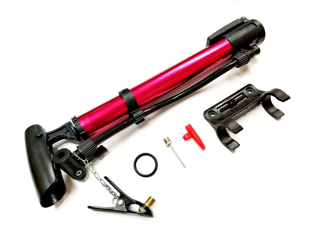  Насос Mini-330 ручной универсальный красный по низким ценам в Томске и Северске