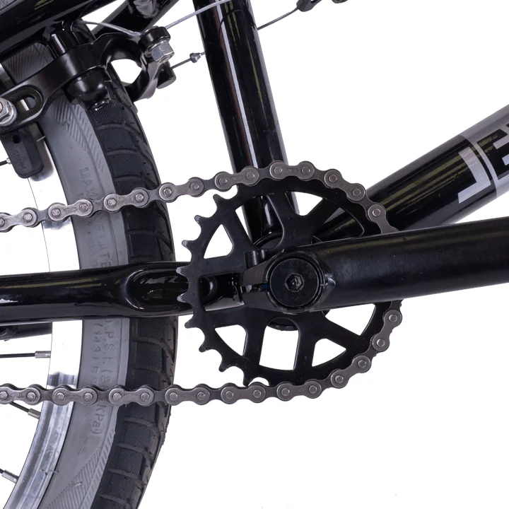  Велосипед BMX TechTeam Level 20" (2024) чёрный по низким ценам в Томске и Северске