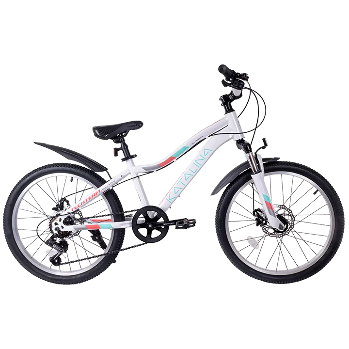  Велосипед TechTeam Katalina 20" (2024) белый по низким ценам в Томске и Северске