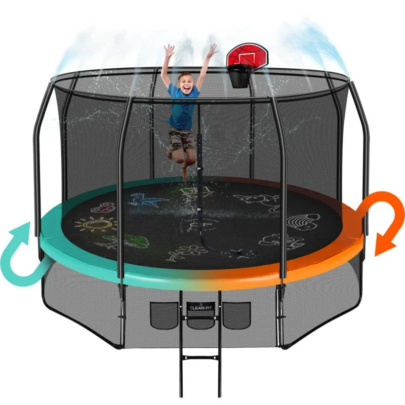  Каркасный батут Clear Fit FamilyHop 10Ft по низким ценам в Томске и Северске