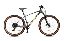 Велосипед HORST Kinetic 29 2024 Серо-жёлтый