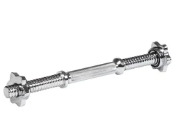 Гриф гантельный d 25 мм 43 см с металлическими замками