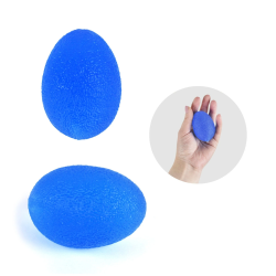 Эспандер кистевой нагрузка 20 кг TPR силиконовый мяч синий