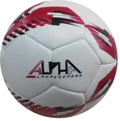 Фото Мяч футбольный AlphaKeepers ProGame*5  C5 white\red со склада магазина СпортСЕ