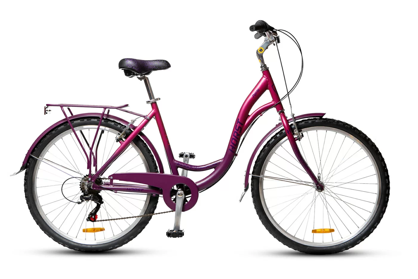 Фото Велосипед женский HORST Perle 2023 Фиолетовый со склада магазина СпортСЕ