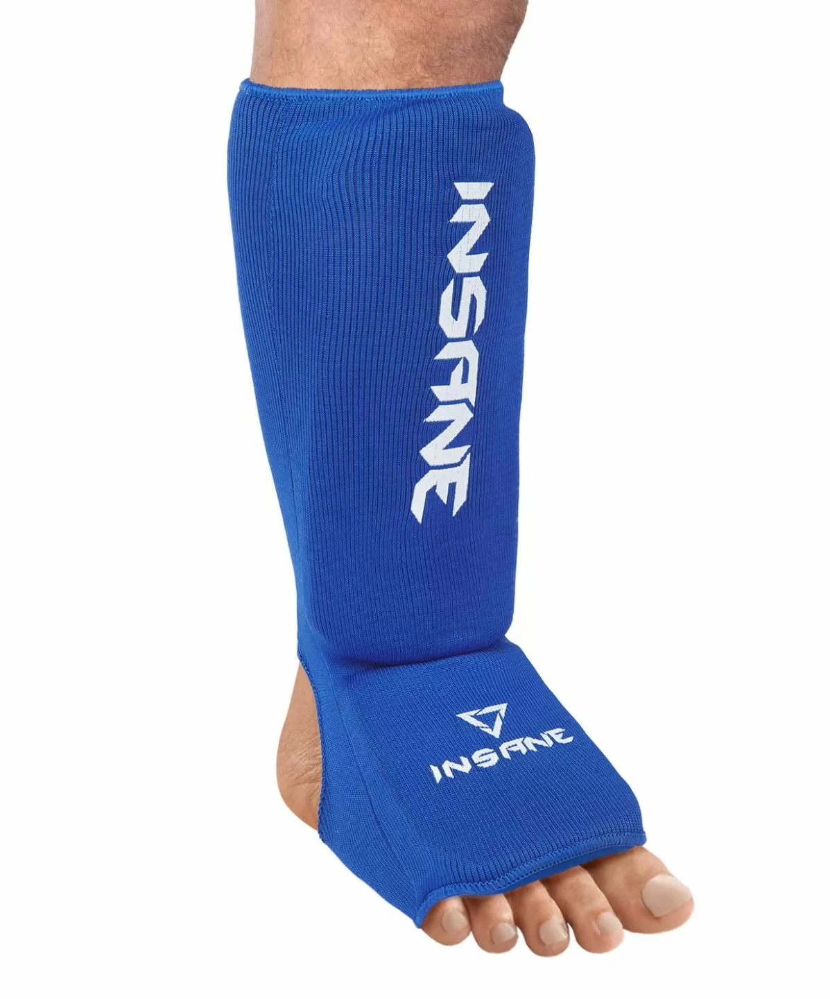 Фото Защита голени и стопы INSANE CUPRUM IN22-SG100 полиэстер/спандекс, синий со склада магазина СпортСЕ