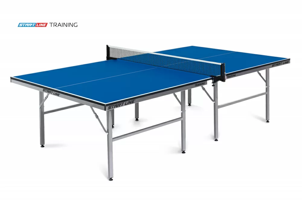 Фото Теннисный стол Start Line Training 22 мм, без сетки, на роликах, складные регулируемые опоры 60-700 со склада магазина СпортСЕ