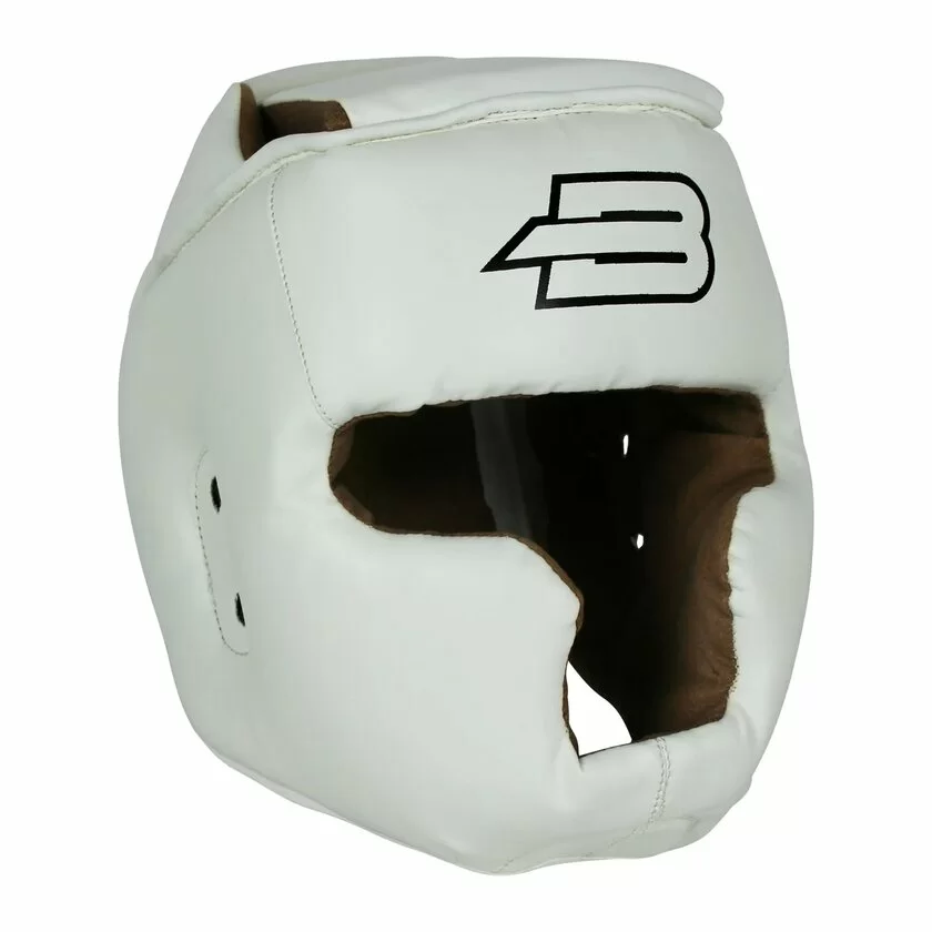 Фото Шлем для карате BoyBo Flex белый со склада магазина СпортСЕ