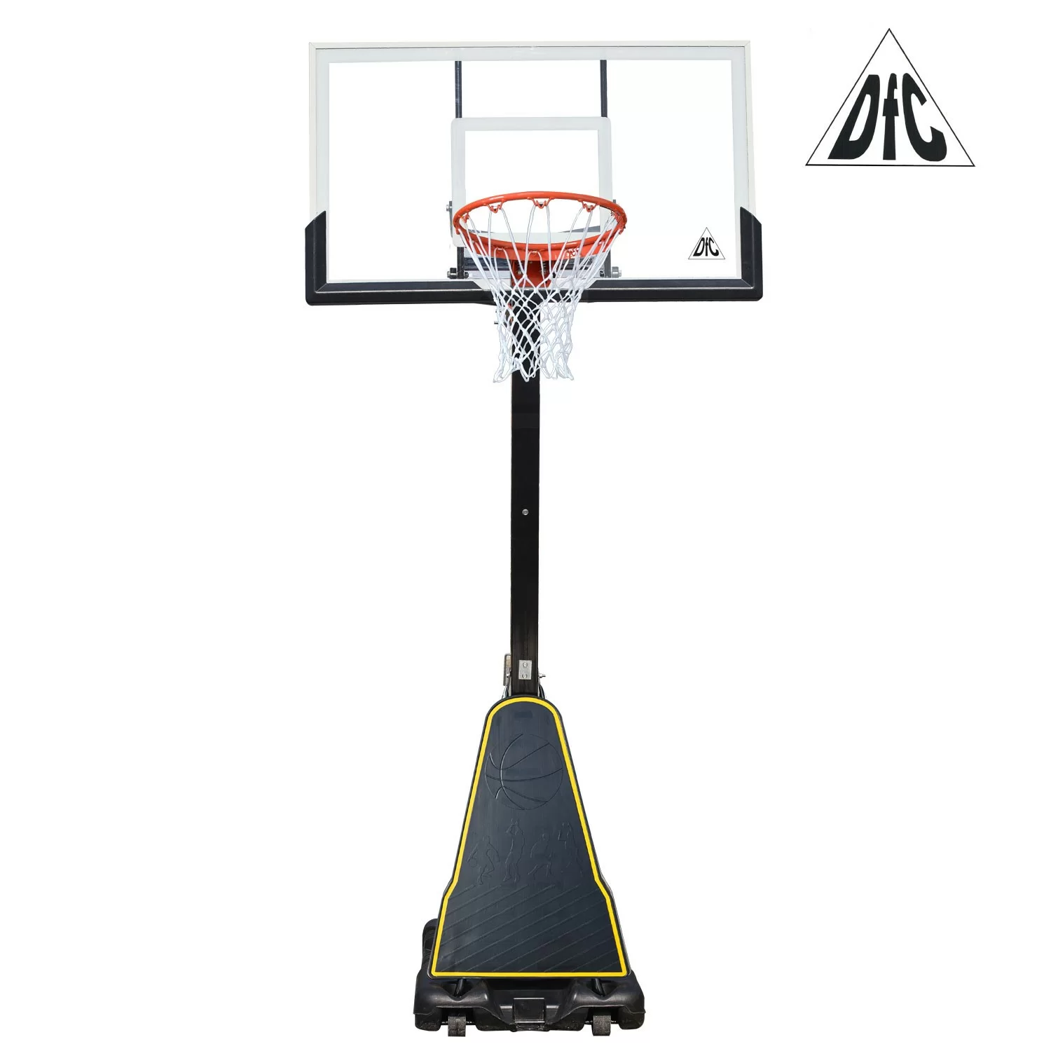 Фото Баскетбольная мобильная стойка DFC STAND50P 127x80cm поликарбонат винт. рег-ка со склада магазина СпортСЕ