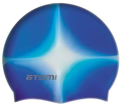 Фото Шапочка для плавания Atemi MC206 силикон мультиколор со склада магазина СпортСЕ