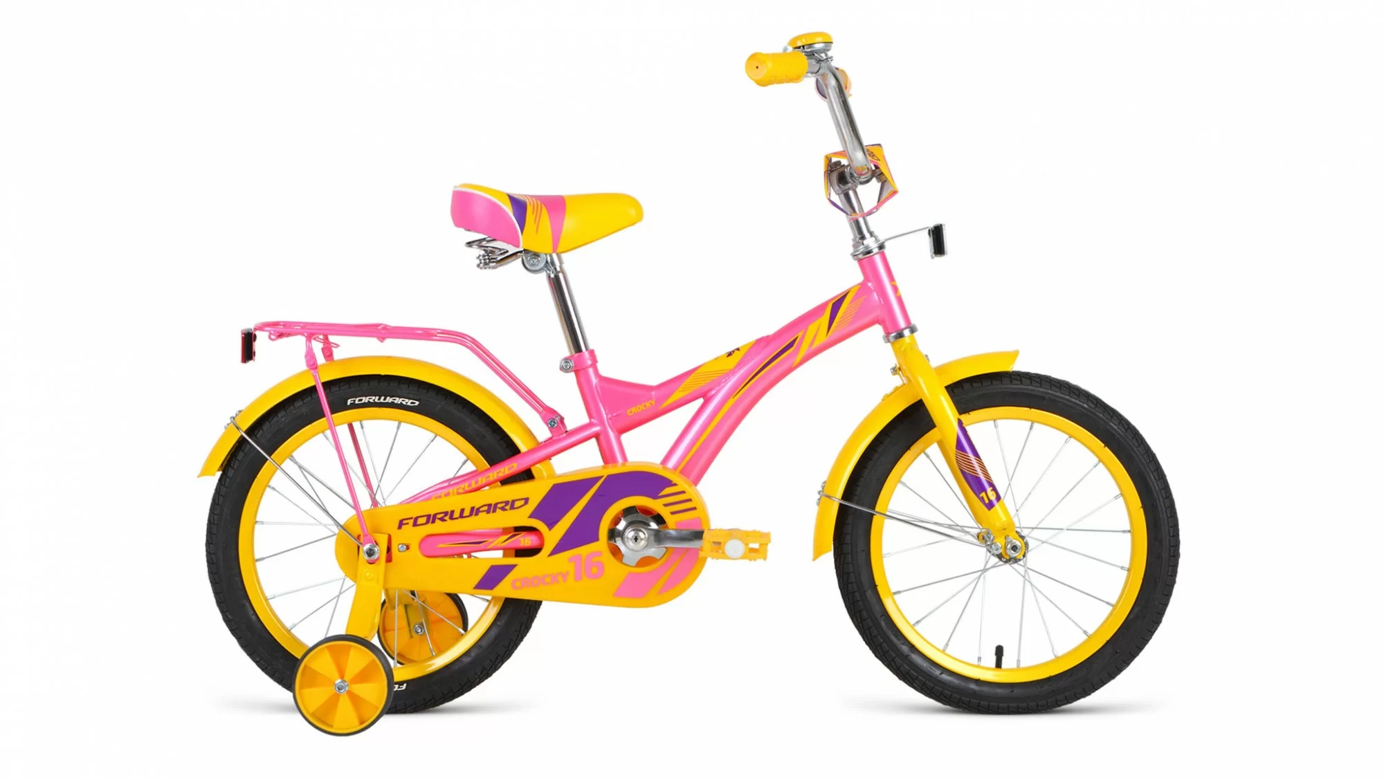 Фото Велосипед Forward Crocky 16 (1ск) (2019) розовый  RBKW9LNG1017 со склада магазина СпортСЕ