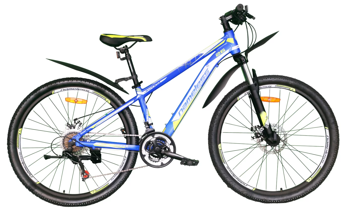 Фото Велосипед 26" Nameless J6200D, синий/желтый, 13" со склада магазина СпортСЕ