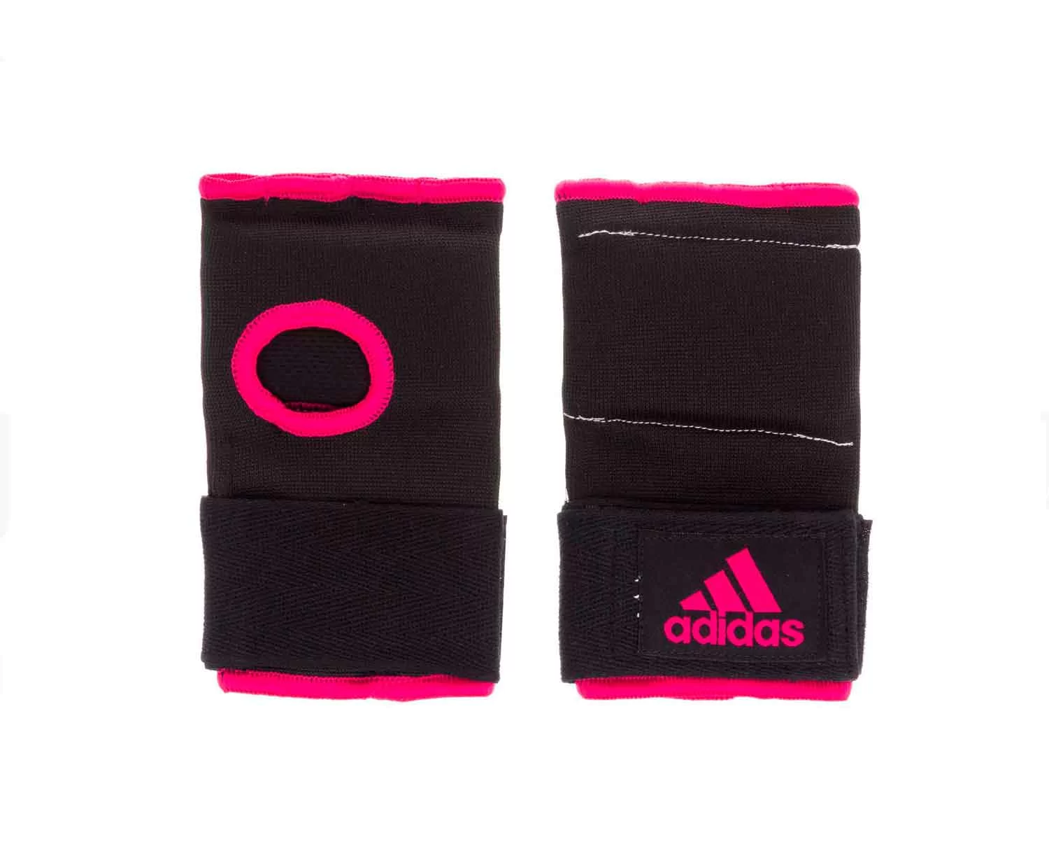 Фото Перчатки внутренние Adidas Super Inner Gloves Gel Knuckle черн/розовый S adiBP021 со склада магазина СпортСЕ