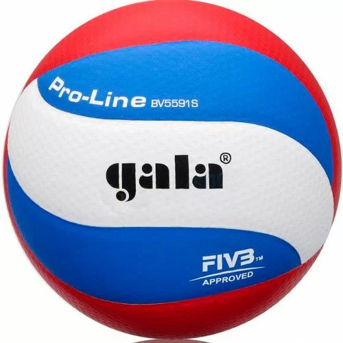 Фото Мяч волейбольный Gala Pro-Line 10 FIVB р.5 FIVB Appr,синт.к. ПУ Microfiber клеен,бел-гол-кра BV5591S со склада магазина СпортСЕ