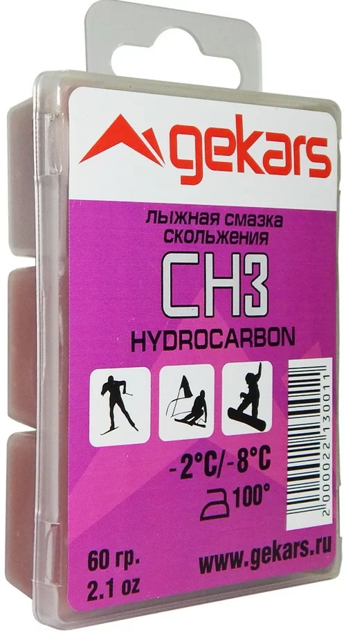 Фото Парафин Gekars Pro Hydrocarbon СН3 -2 -8 60гр. в пласт.упаковке со склада магазина СпортСЕ