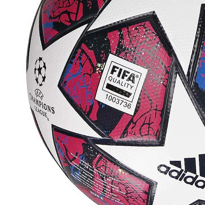 Фото Мяч футбольный Adidas Finale IST LGE №5 32п FIFA Quality ТПУ термосш бел-чер-роз-синий FH7340 со склада магазина СпортСЕ
