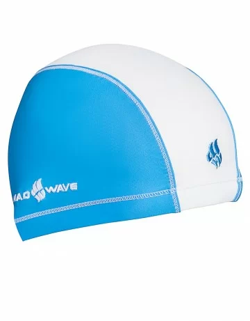 Фото Шапочка для плавания Mad Wave Duotone azure/white  M0527 02 0 08W со склада магазина СпортСЕ