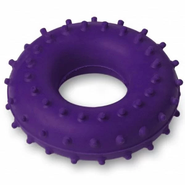 Фото Эспандер-кольцо кистевой 40 кг массажный фиолетовый ЭРКМ со склада магазина СпортСЕ
