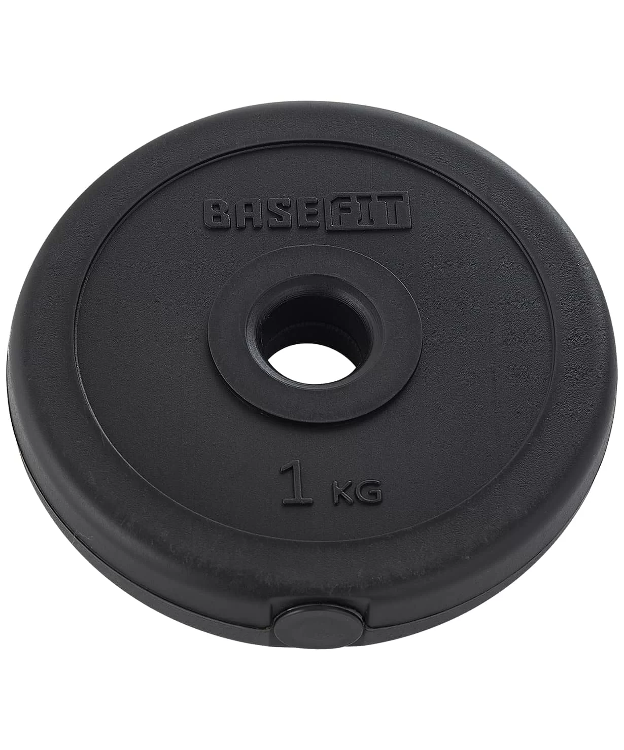 Фото Диск d 26 BaseFit BB-203 черный пластиковый 1кг УТ-00019752 со склада магазина СпортСЕ